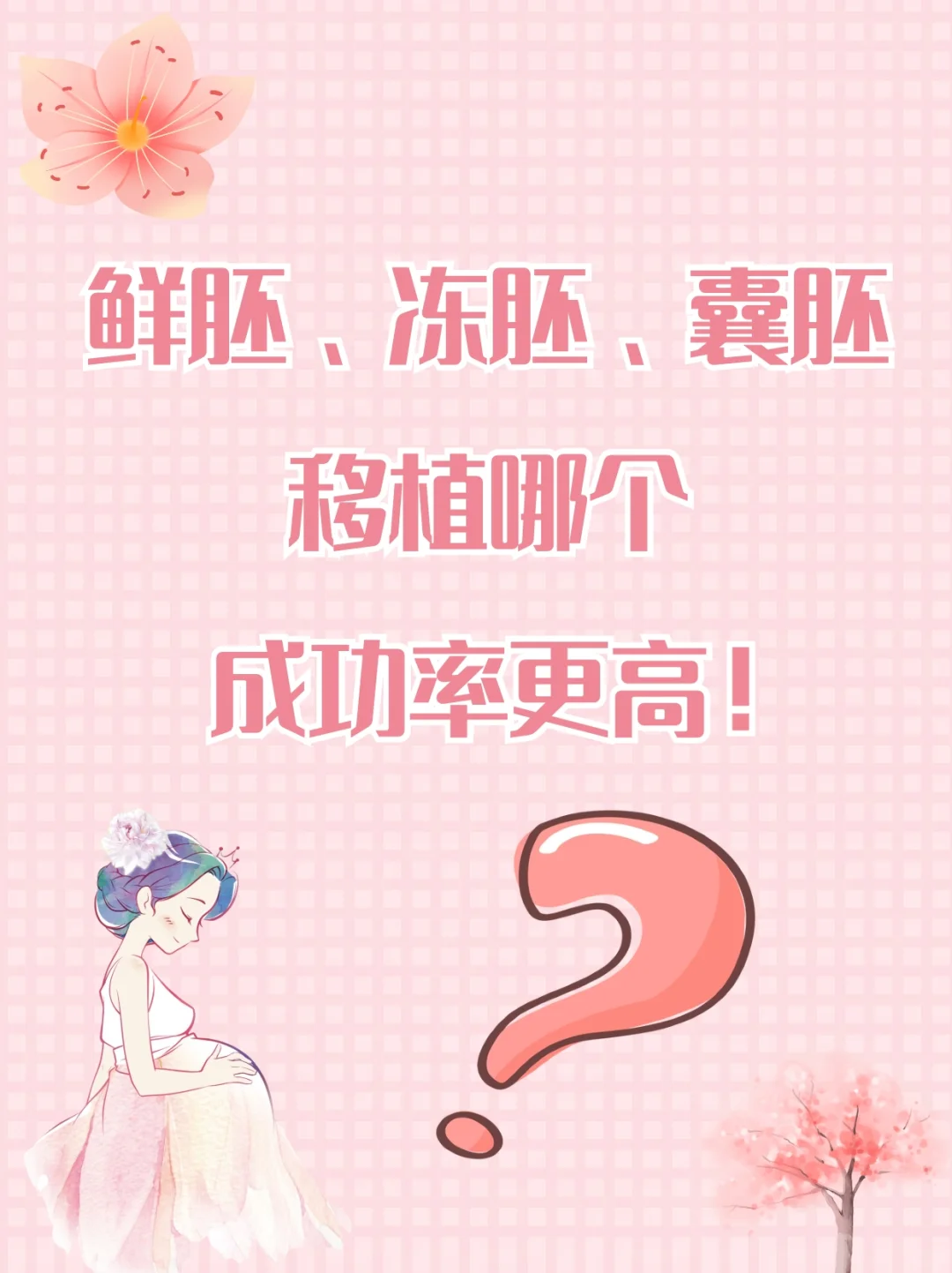 鲜胚、冻胚、囊胚，移植哪个成功率更高！？